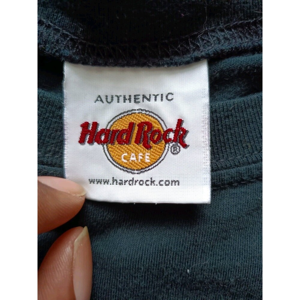 Vintage Hard Rock Cafe Philadelphia T-Shirt Women's Size XL Graphic Print Black - Picture 3 of 7